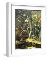 A Woodland Pool-Olaf August Hermansen-Framed Giclee Print