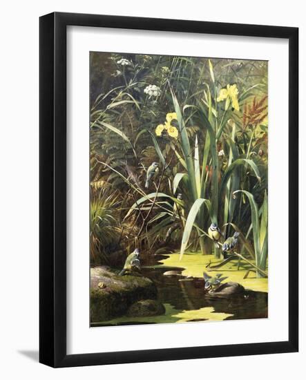 A Woodland Pool-Olaf August Hermansen-Framed Giclee Print