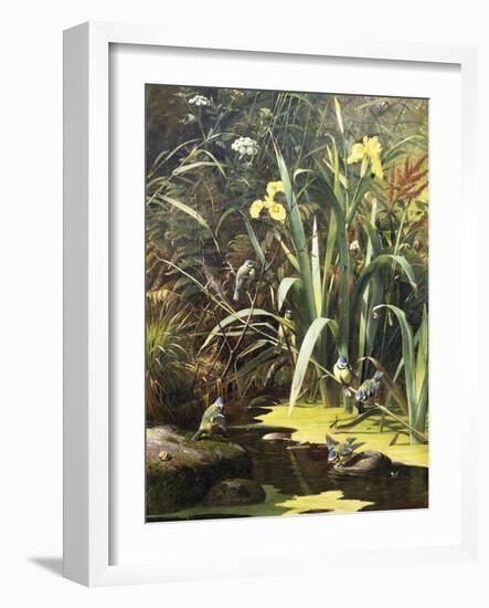A Woodland Pool-Olaf August Hermansen-Framed Giclee Print