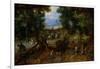 A Woodland Road with Travelers, 1607-Jan the Elder Brueghel-Framed Giclee Print