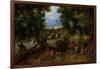 A Woodland Road with Travelers, 1607-Jan the Elder Brueghel-Framed Giclee Print