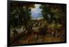 A Woodland Road with Travelers, 1607-Jan the Elder Brueghel-Framed Giclee Print