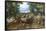 A Woodland Road with Travelers-Jan Brueghel the Elder-Framed Stretched Canvas