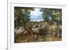 A Woodland Road with Travelers-Jan Brueghel the Elder-Framed Premium Giclee Print