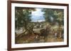 A Woodland Road with Travelers-Jan Brueghel the Elder-Framed Premium Giclee Print