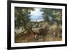 A Woodland Road with Travelers-Jan Brueghel the Elder-Framed Premium Giclee Print