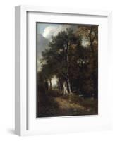 A Woodland Scene, c.1801-John Constable-Framed Giclee Print