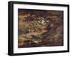 'A Woodland Scene', c1795-George Morland-Framed Giclee Print