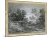 A Woodland Stream-Thomas Gainsborough-Mounted Giclee Print
