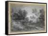 A Woodland Stream-Thomas Gainsborough-Framed Stretched Canvas