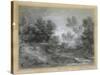 A Woodland Stream-Thomas Gainsborough-Stretched Canvas