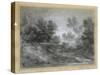 A Woodland Stream-Thomas Gainsborough-Stretched Canvas