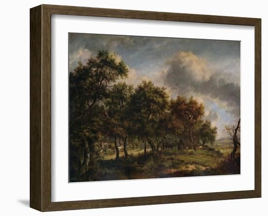 A Woodmans Cottage, 1820-Patrick Nasmyth-Framed Giclee Print