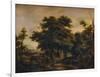 A Woody Landscape, with Figures and Sheep, c1805-Alexander Nasmyth-Framed Giclee Print