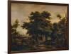 A Woody Landscape, with Figures and Sheep, c1805-Alexander Nasmyth-Framed Giclee Print