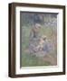 A Wool-Carder-Camille Pissarro-Framed Giclee Print