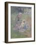 A Wool-Carder-Camille Pissarro-Framed Giclee Print