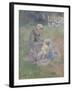 A Wool-Carder-Camille Pissarro-Framed Giclee Print