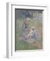 A Wool-Carder-Camille Pissarro-Framed Premium Giclee Print
