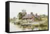 A Worcestershire Village-Henry John Yeend King-Framed Stretched Canvas