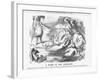 A Word to the Mermaids, 1865-John Tenniel-Framed Giclee Print