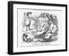 A Word to the Mermaids, 1865-John Tenniel-Framed Giclee Print