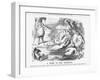 A Word to the Mermaids, 1865-John Tenniel-Framed Giclee Print