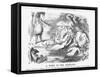 A Word to the Mermaids, 1865-John Tenniel-Framed Stretched Canvas