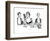 A Word to the Wise-Charles Dana Gibson-Framed Premium Giclee Print