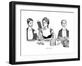 A Word to the Wise-Charles Dana Gibson-Framed Giclee Print