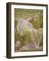 A Workbasket, 1879-Albert Joseph Moore-Framed Giclee Print