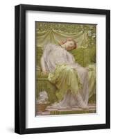 A Workbasket, 1879-Albert Joseph Moore-Framed Giclee Print