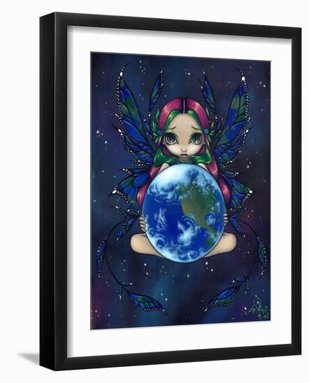 A World in Good Hands-Jasmine Becket-Griffith-Framed Art Print