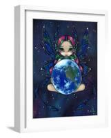 A World in Good Hands-Jasmine Becket-Griffith-Framed Art Print