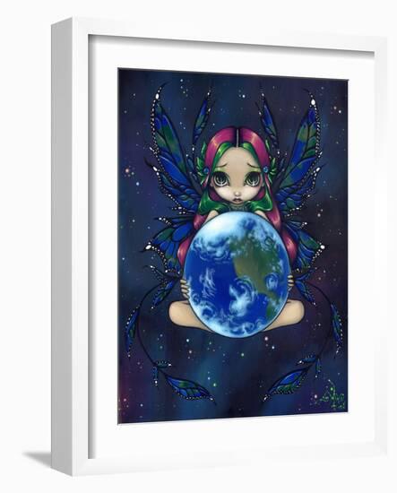 A World in Good Hands-Jasmine Becket-Griffith-Framed Art Print