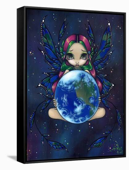 A World in Good Hands-Jasmine Becket-Griffith-Framed Stretched Canvas