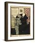 A Worthy Man Ushers a Young Woman into His Office-Félix Vallotton-Framed Giclee Print