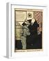 A Worthy Man Ushers a Young Woman into His Office-Félix Vallotton-Framed Giclee Print