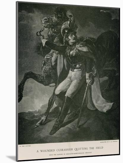 A Wounded Cuirassier Quitting the Field-Théodore Géricault-Mounted Giclee Print