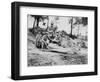 A Wounded German Soldier at a Dressing Station, World War I, 1915-null-Framed Giclee Print