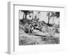 A Wounded German Soldier at a Dressing Station, World War I, 1915-null-Framed Giclee Print