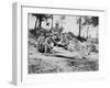 A Wounded German Soldier at a Dressing Station, World War I, 1915-null-Framed Giclee Print