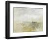 A Wreck, with Fishing Boats-J. M. W. Turner-Framed Giclee Print