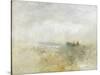 A Wreck, with Fishing Boats-J. M. W. Turner-Stretched Canvas