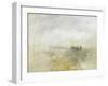 A Wreck, with Fishing Boats-J. M. W. Turner-Framed Giclee Print