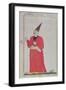 A Writer, from "Costumes de La Cour et de La Ville de Constantinople", 1720-null-Framed Giclee Print