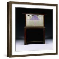 A Writing Cabinet Designed for Walter W. Blackie Esq., Hill House, Edinburgh, 1904-Charles Rennie Mackintosh-Framed Giclee Print