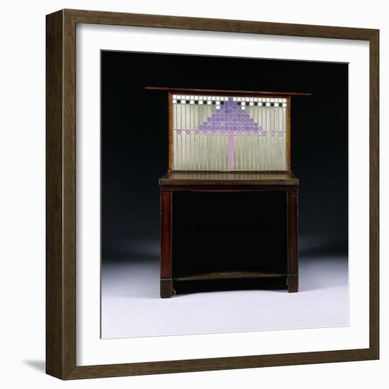 A Writing Cabinet Designed for Walter W. Blackie Esq., Hill House, Edinburgh, 1904-Charles Rennie Mackintosh-Framed Giclee Print