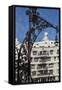 A Wrought Iron Lamp Frames La Pedrera (Casa Mila)-James Emmerson-Framed Stretched Canvas