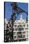 A Wrought Iron Lamp Frames La Pedrera (Casa Mila)-James Emmerson-Stretched Canvas